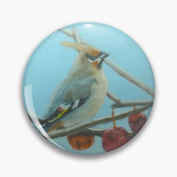 Item preview, Bohemian Waxwings and Crab Apples designed and sold by jesseplamondon.