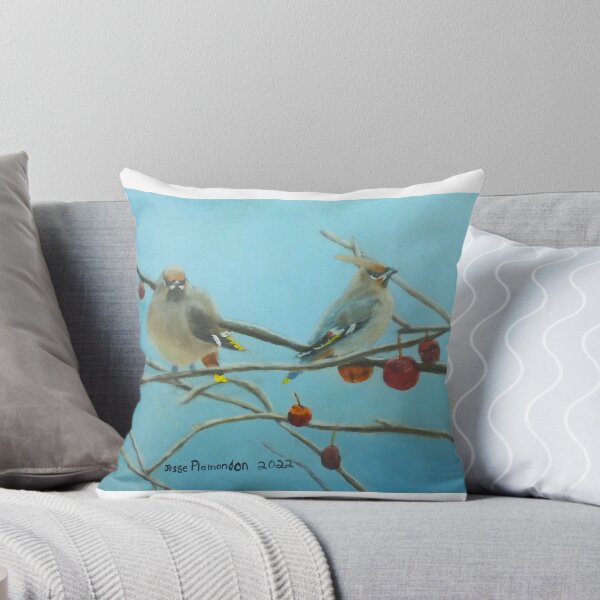 Item preview, Bohemian Waxwings and Crab Apples designed and sold by jesseplamondon.