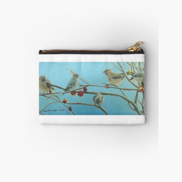 Item preview, Bohemian Waxwings and Crab Apples designed and sold by jesseplamondon.