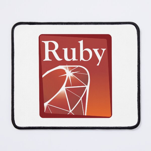 Item preview, Ruby Programming Language Logo for Geek Programmers Coders Web Developers Engineer designed and sold by CUTE STICKERS ⭐⭐⭐⭐⭐.
