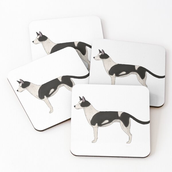 Item preview, Piebald and Ticked Carolina Dog designed and sold by harmopiavu.