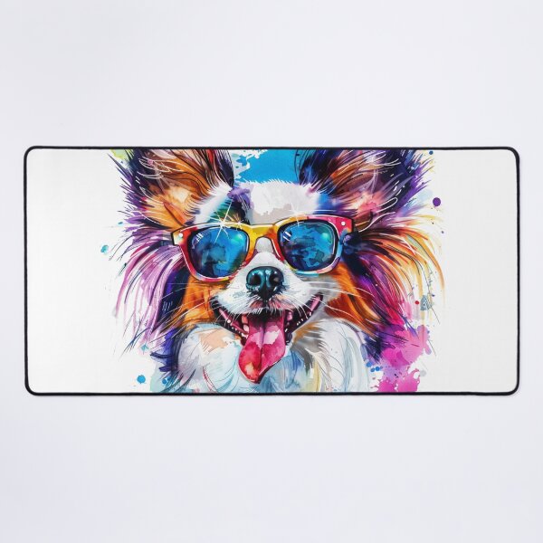 Item preview, Papillion with Sunglasses designed and sold by SociallyRemoved.