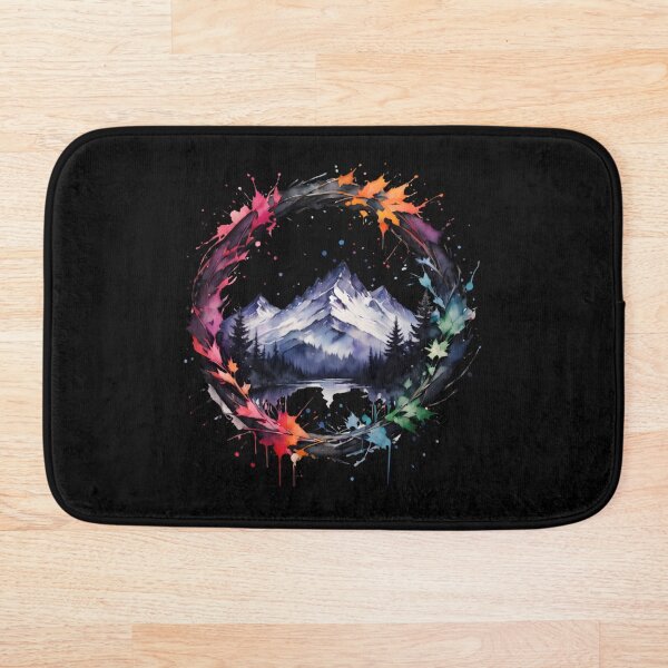 Item preview, Montañas y agua en una corona de otoño. designed and sold by CreativMee.