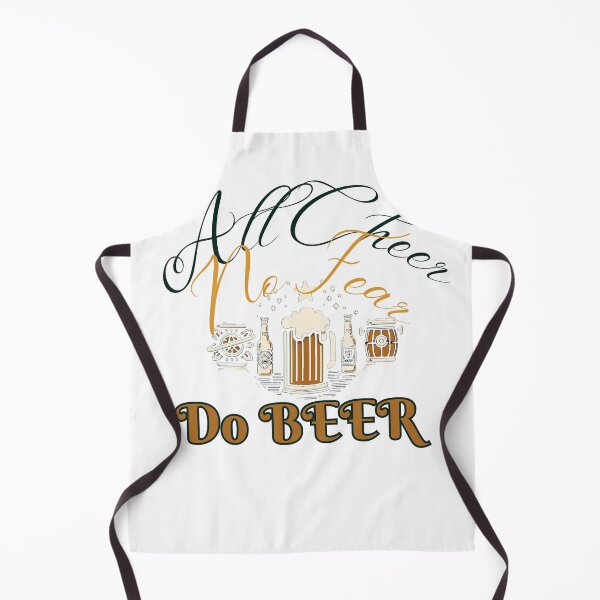 Item preview, All Cheer No Fear Do Beer- Minimalism Retro Beer Lover Art designed and sold by Wolvescreate.