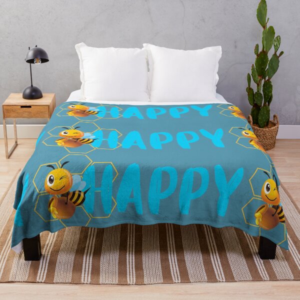 Item preview, Bee Happy (don't worry). designed and sold by EpicStuff4All.