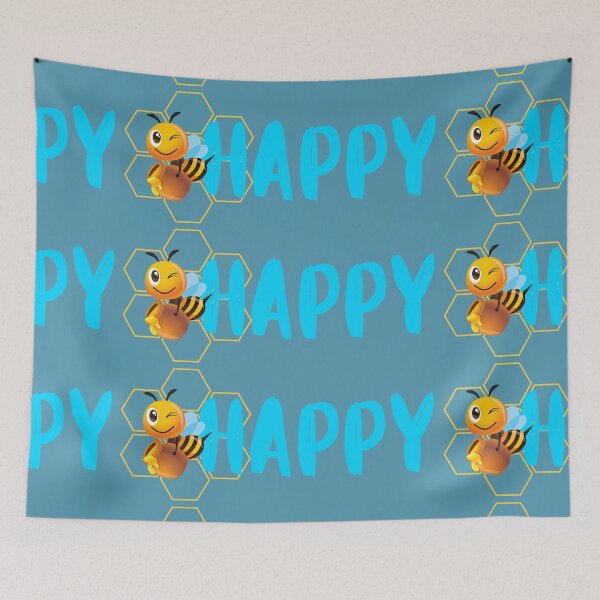Item preview, Bee Happy (don't worry). designed and sold by EpicStuff4All.