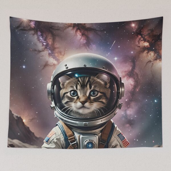 Item preview, Space kitty designed and sold by Bouncingbumble.