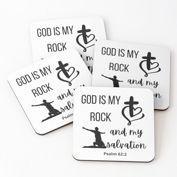 Item preview, God is my rock and my salvation christianity designed and sold by TerraSanta.