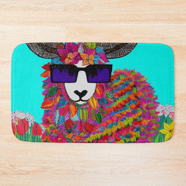 Artikelvorschau, Psychedelic Sheep in the Sun entworfen und verkauft von ramboe.
