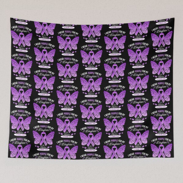 Item preview, Lupus Daughter Purple Awareness Ribbon designed and sold by Betsytiptoe.