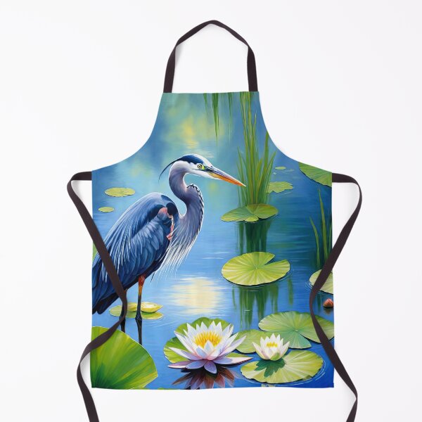 Item preview, Heron Lotus Pond designed and sold by TeeARTHY.