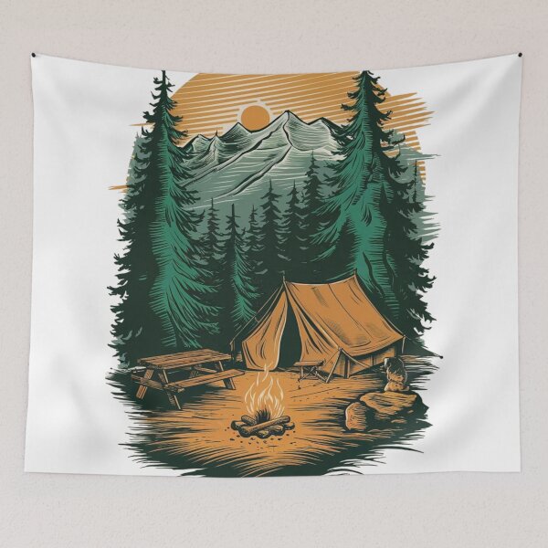 Item preview, Camping designed and sold by WildernessTints.