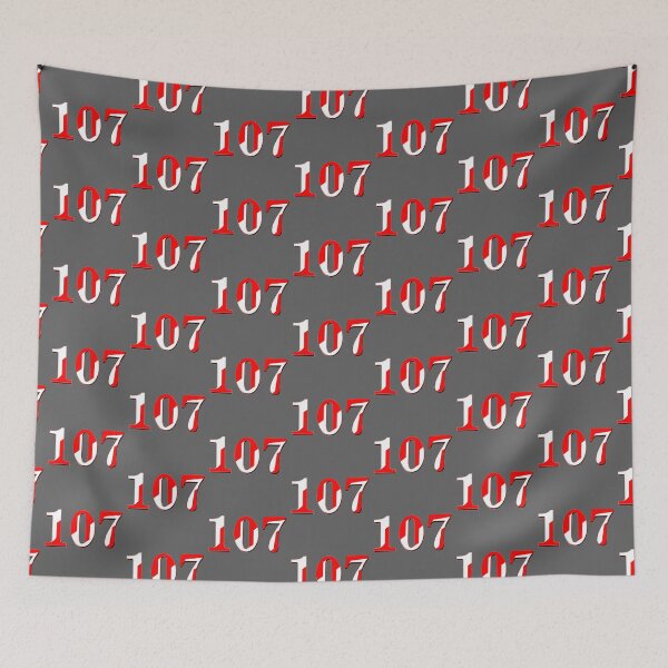 Item preview, number one hundred and seven digit 107 order sequence team member age designed and sold by 4rpixs.