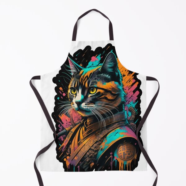 Item preview, Philosopher Samurai Cat designed and sold by PatronesKawai.