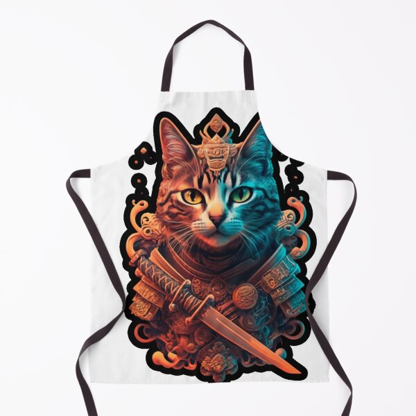 Item preview, Philosopher Samurai Cat designed and sold by PatronesKawai.