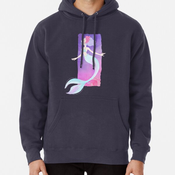 Pearly purple color hoodie hot sale