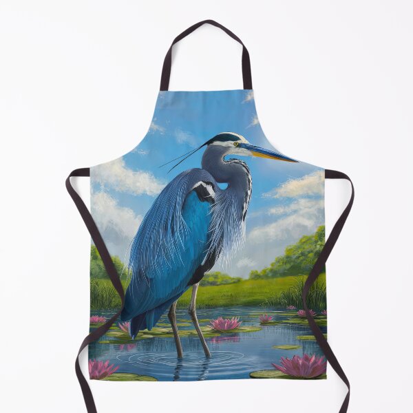 Item preview, Heron Lotus Pond Sun | Great Blue Heron designed and sold by TeeARTHY.