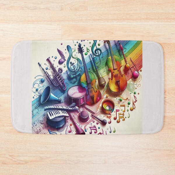Item preview, Instruments Make Music Everywhere AI Generated designed and sold by BrightrDayMusicArt.
