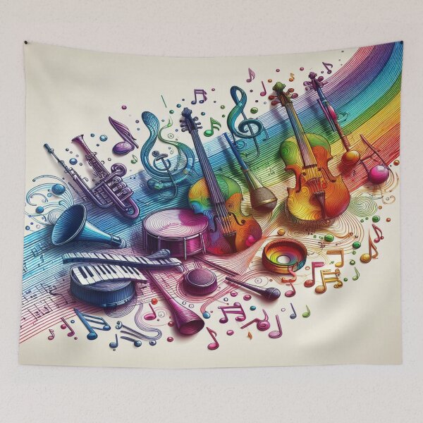Item preview, Instruments Make Music Everywhere AI Generated designed and sold by BrightrDayMusicArt.