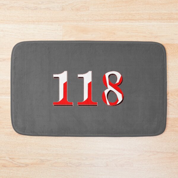 Item preview, number one hundred and eighteen digit 118 order sequence team member age designed and sold by 4rpixs.