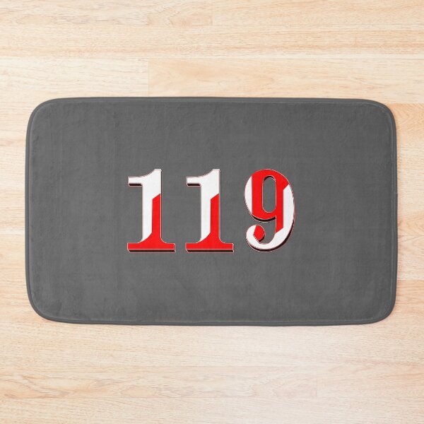Item preview, number one hundred and nineteen digit 119 order sequence team member age designed and sold by 4rpixs.