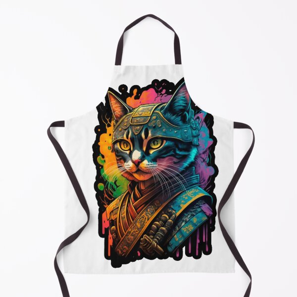 Item preview, Philosopher Samurai Cat designed and sold by PatronesKawai.