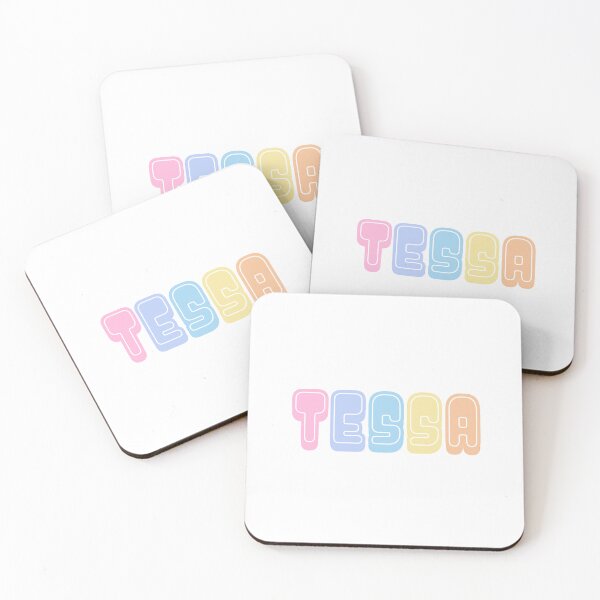 Item preview, Tessa Name Colorful designed and sold by designbycecilia.