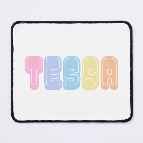 Item preview, Tessa Name Colorful designed and sold by designbycecilia.
