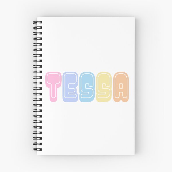 Item preview, Tessa Name Colorful designed and sold by designbycecilia.