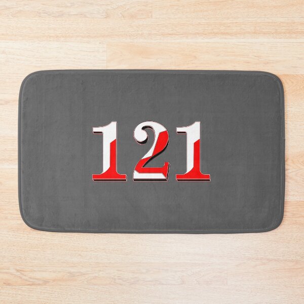 Item preview, number one hundred and twenty one digit 121 order sequence team member age designed and sold by 4rpixs.