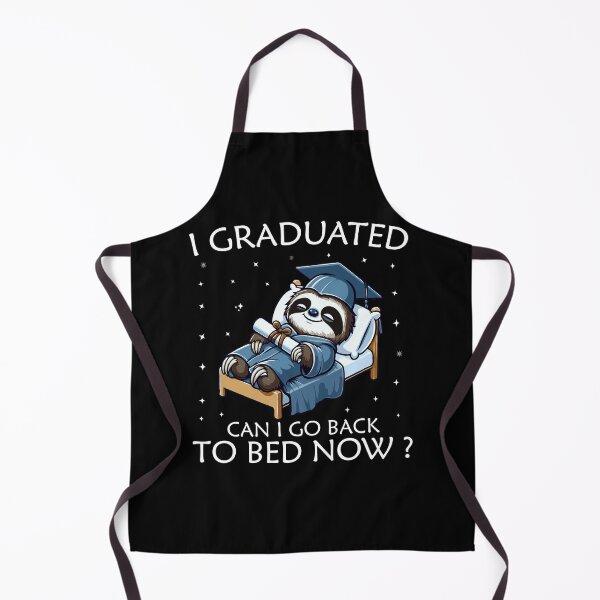 Item preview, I Graduated Can Go Back To Bed Now Sloth funny Graduation designed and sold by PrintItStudio.