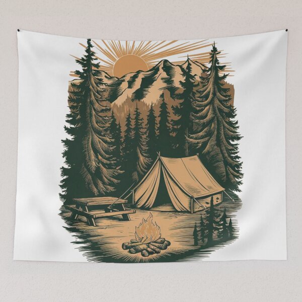 Item preview, Camping designed and sold by WildernessTints.