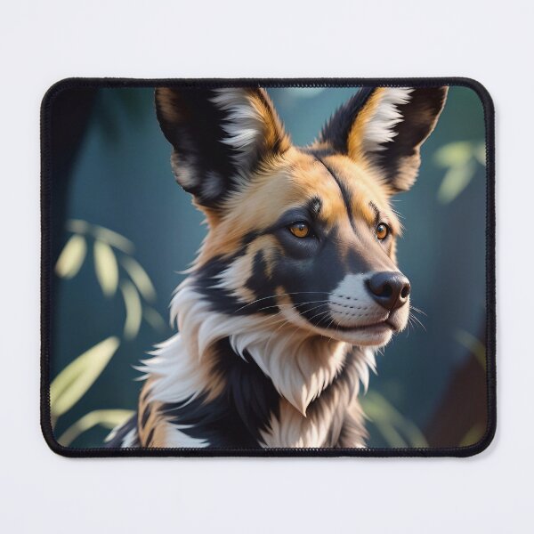 Item preview, Cute African Wild Dog In The Jungle designed and sold by TheArtOfPat.