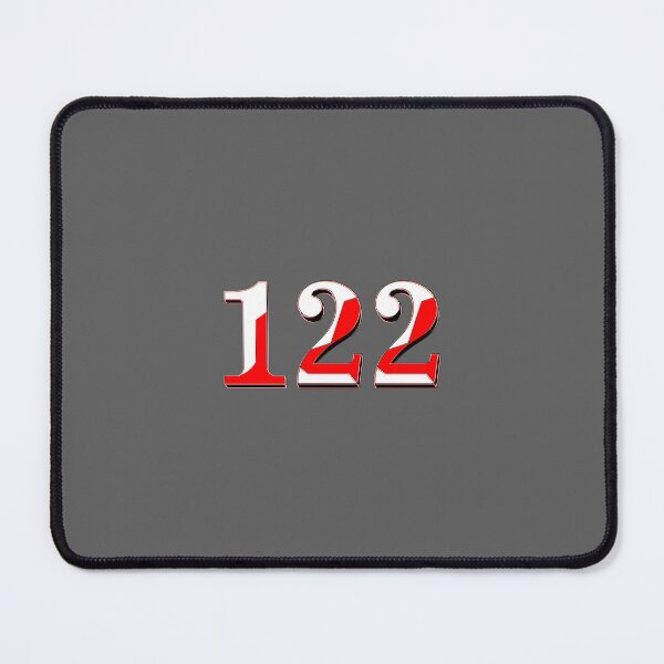 Item preview, number one hundred and twenty two digit 122 order sequence team member age designed and sold by 4rpixs.