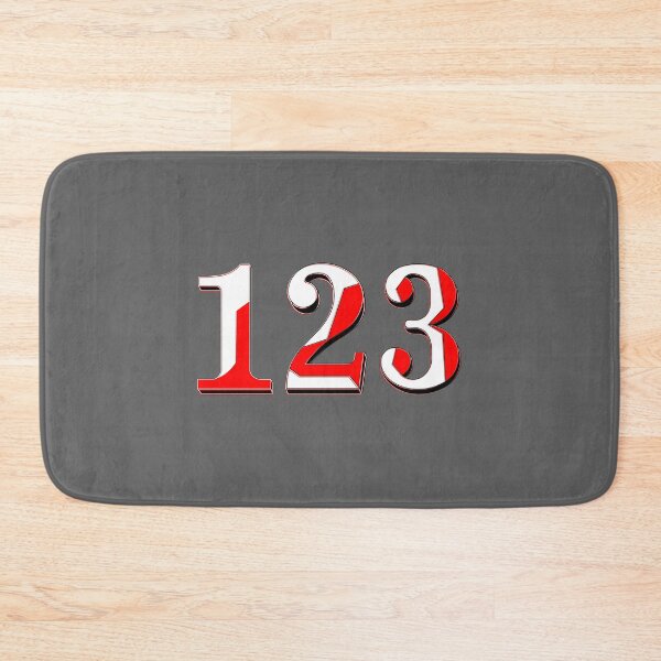 Item preview, number one hundred and twenty three digit 123 order sequence team member age designed and sold by 4rpixs.