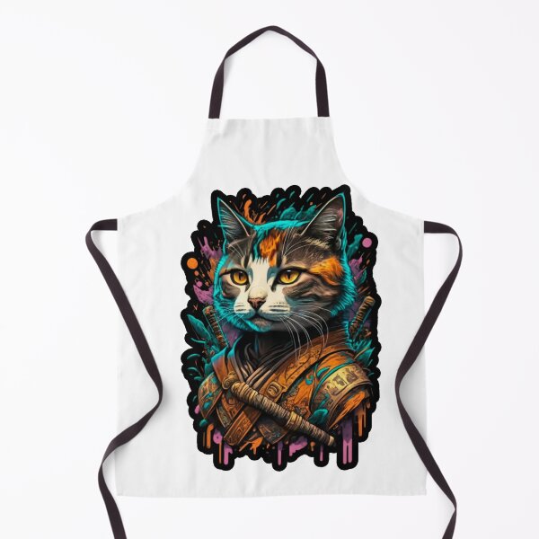 Item preview, Philosopher Samurai Cat designed and sold by PatronesKawai.