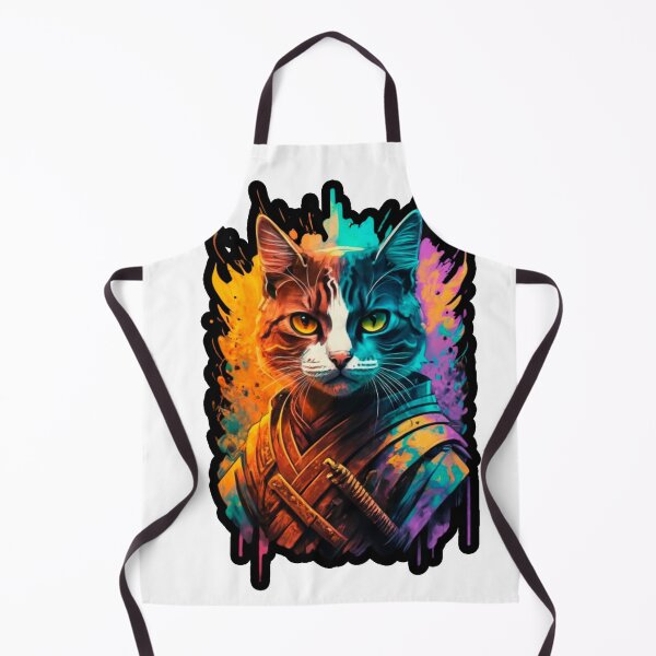 Item preview, Philosopher Samurai Cat designed and sold by PatronesKawai.