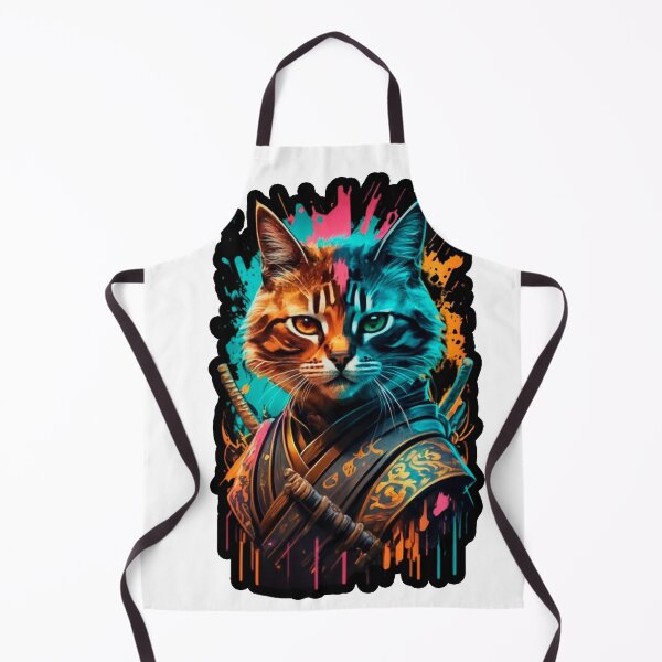 Item preview, Philosopher Samurai Cat designed and sold by PatronesKawai.