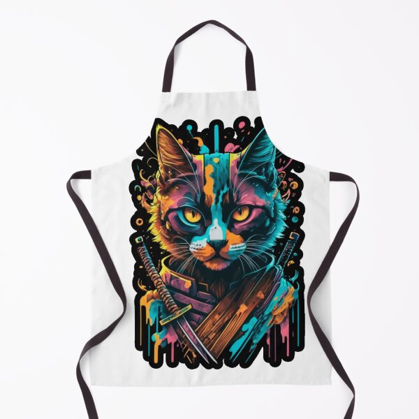 Item preview, Philosopher Samurai Cat designed and sold by PatronesKawai.