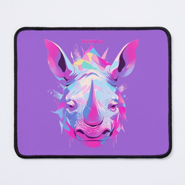 Item preview, Violet Rhino Called Ririrnino designed and sold by jenmountainen.
