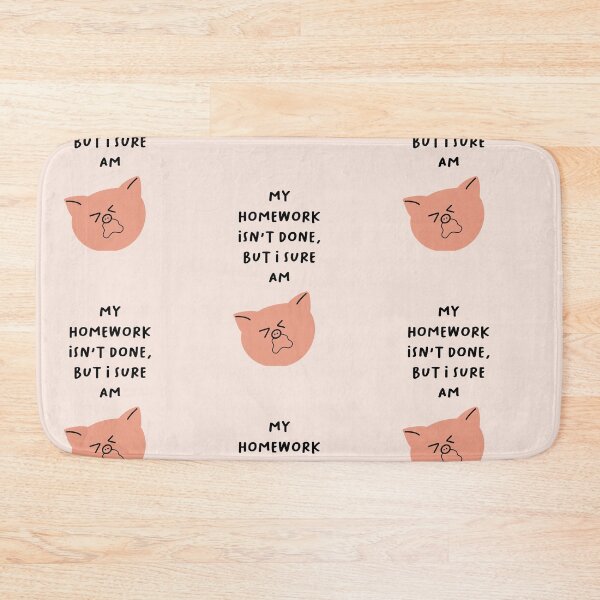 Item preview, My homework isn't done, but I sure am | Silly Pig Face - Cartoon Clipart designed and sold by RM-Journey.