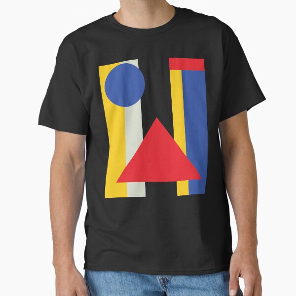 GEOMETRIC COLORS LETTER W Classic T-Shirt