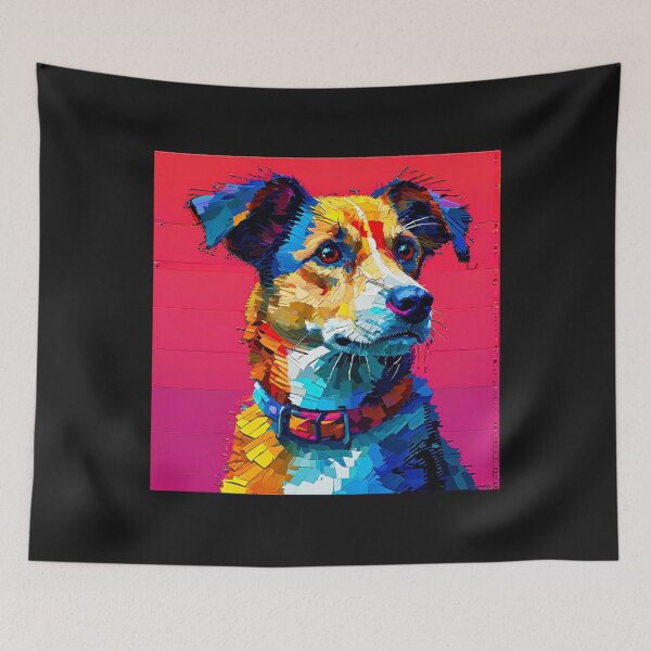 Item preview, Barking beauty,Cool Canine: Star of Style - Modern Cartoon Dog designed and sold by Colorful-Garden.