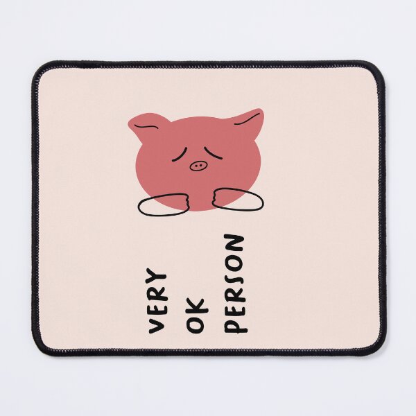 Item preview, Very ok person | Silly Pig Face - Cartoon Clipart designed and sold by RM-Journey.