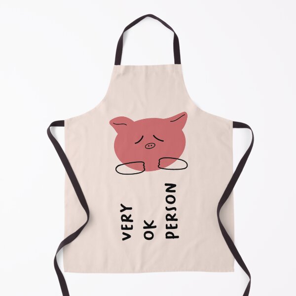Item preview, Very ok person | Silly Pig Face - Cartoon Clipart designed and sold by RM-Journey.