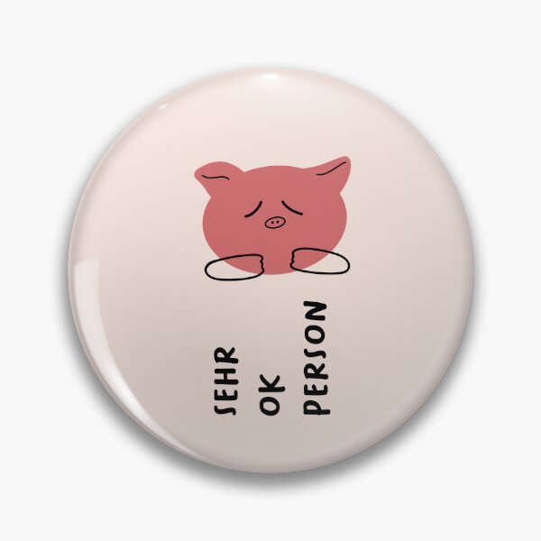 Item preview, Sehr okaye Person | Silly Pig Face - Cartoon Clipart designed and sold by RM-Journey.