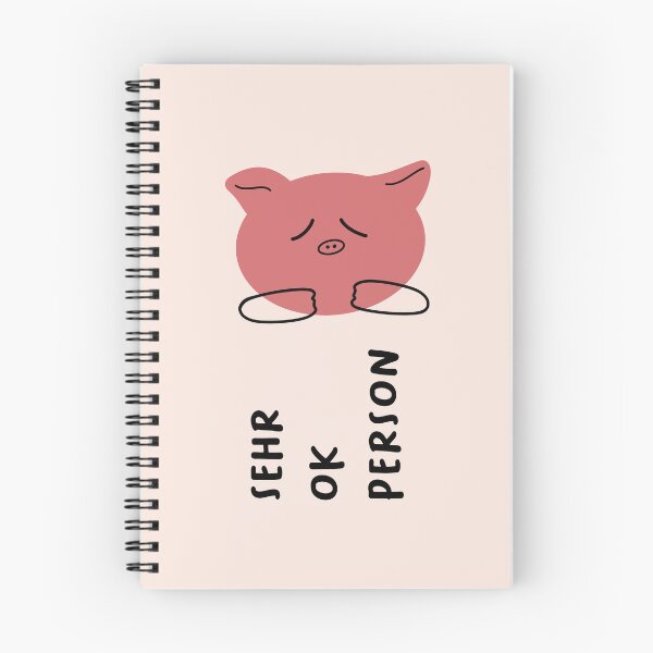 Item preview, Sehr okaye Person | Silly Pig Face - Cartoon Clipart designed and sold by RM-Journey.
