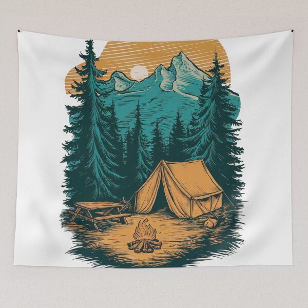 Item preview, Camping designed and sold by WildernessTints.