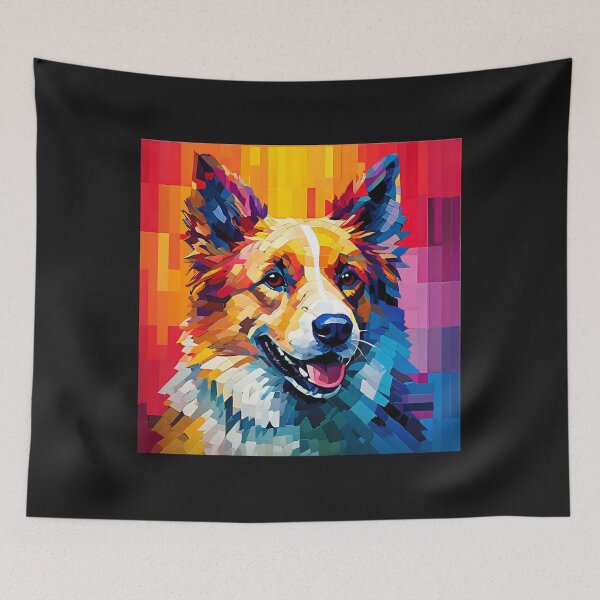 Item preview, Barking beauty,Cool Canine: Star of Style - Modern Cartoon Dog designed and sold by Colorful-Garden.