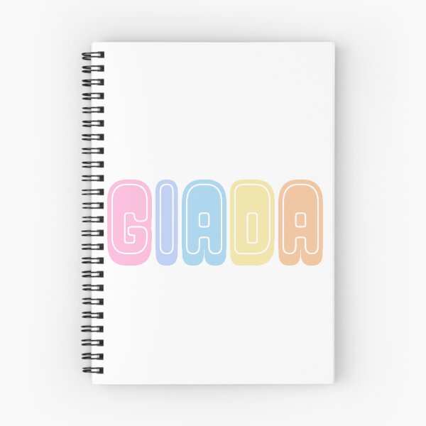 Item preview, Giada Name Colorful designed and sold by designbycecilia.